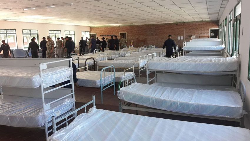 Coronavirus: En Punta Indio, Municipio y Fuerza Aeronaval N°1 prepararon más camas ante la emergencia