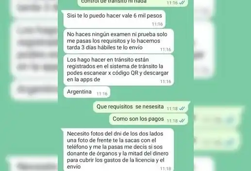 Denuncian estafas con las licencias de conducir