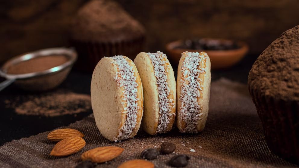 El alfajor argentino es la mejor galleta del mundo, de acuerdo a la revista culinaria Taste Atlas, que juntó puntajes y opiniones en todo el planeta (Freepik)