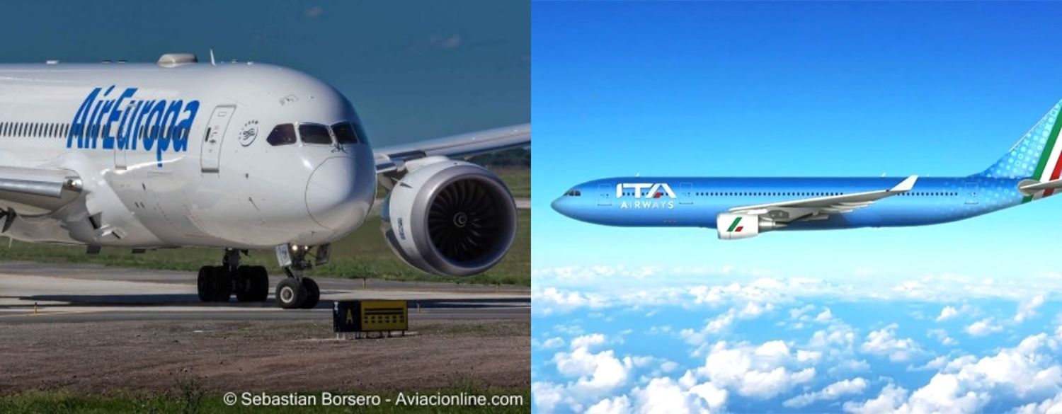 ITA Airways y Air Europa firmaron un acuerdo de codigo compartido