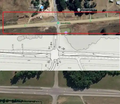 Estrellas Amarillas solicitó a Axel Kicillof obras de seguridad vial en el cruce “El Gallo”.