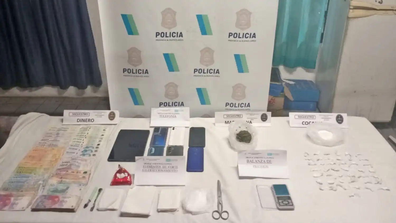El operativo se concretó en el barrio La Carbonera de La Lonja.