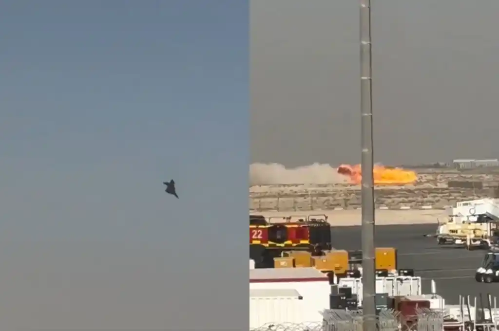 Un avión se estrelló durante una exhibición