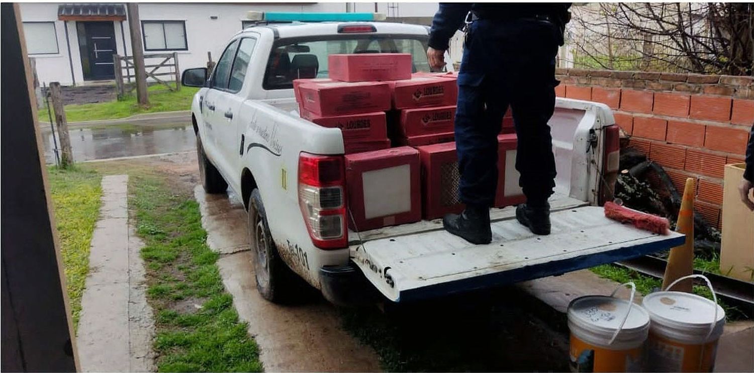 Se recuperó una importante cantidad de elementos sustraídos.