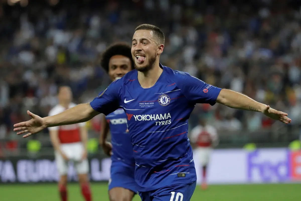 Campeón de la mano de Hazard