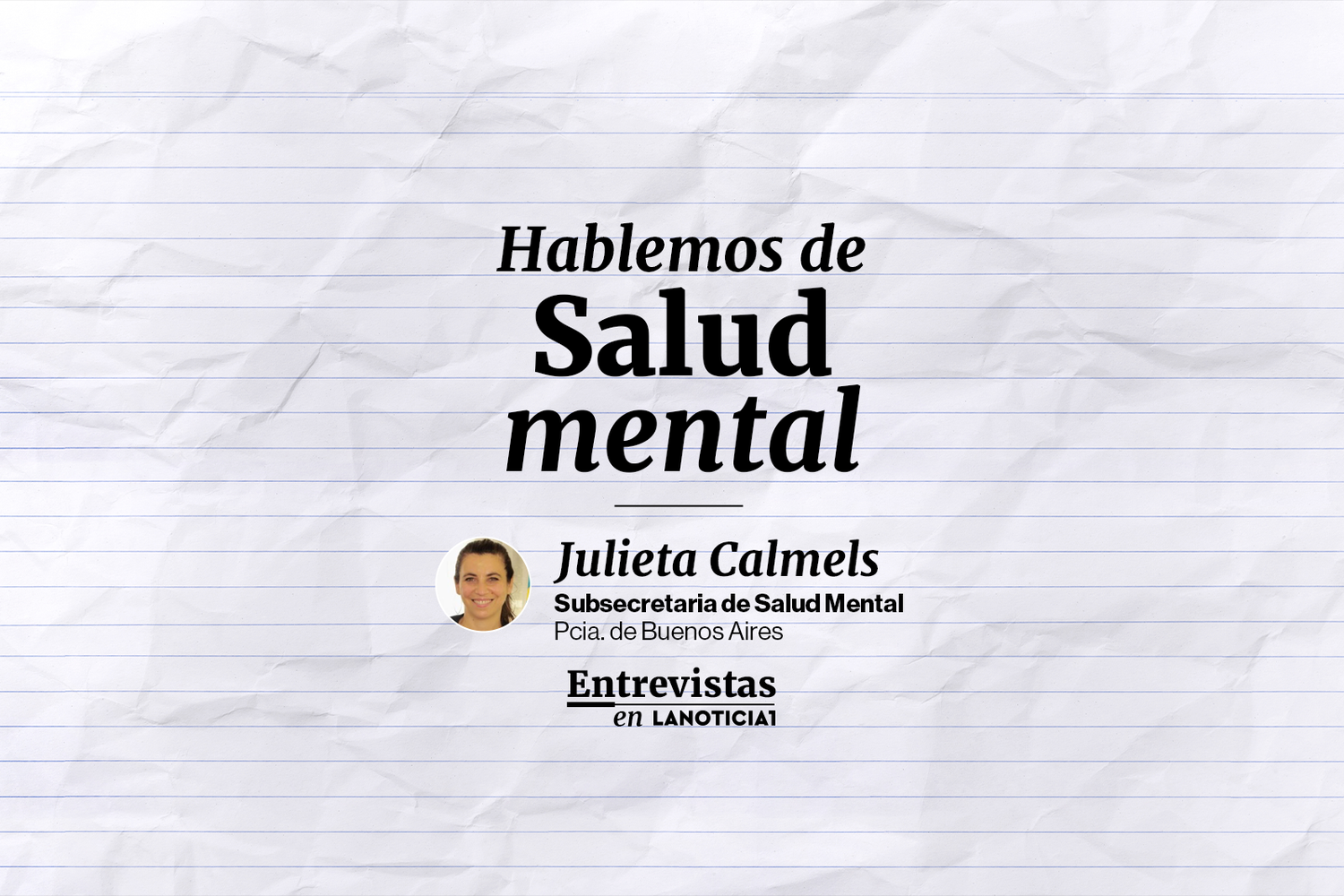 Julieta Calmels alerta sobre la crisis de suicidios: "Es probable que Argentina reciba noticias preocupantes este año"