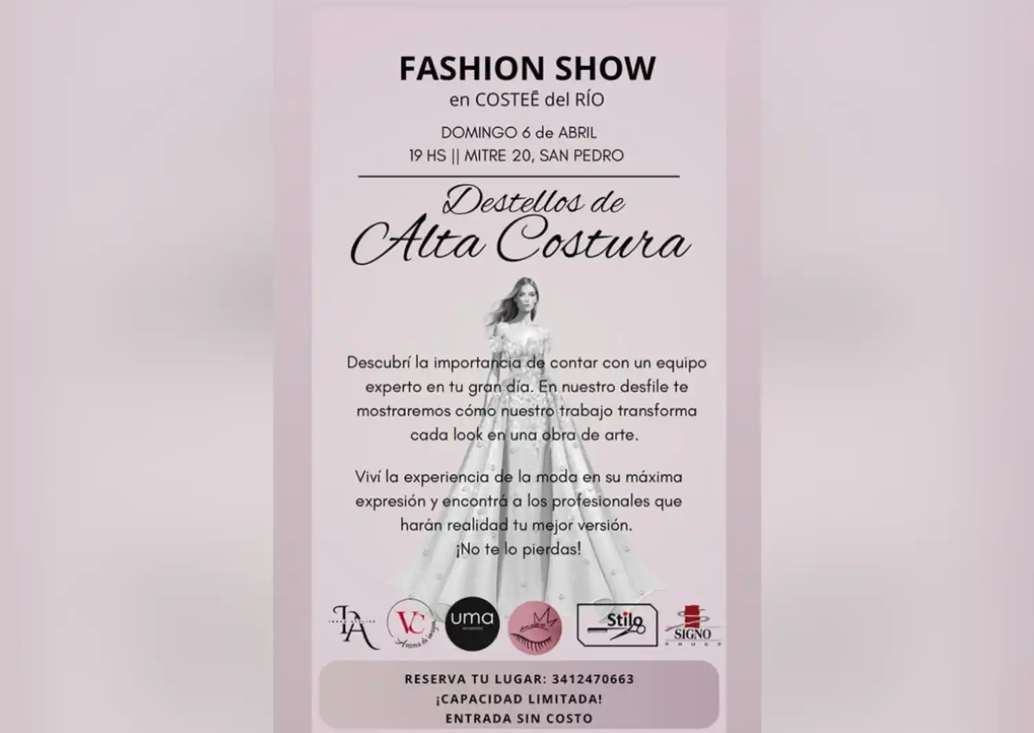 desfile de moda en costeé