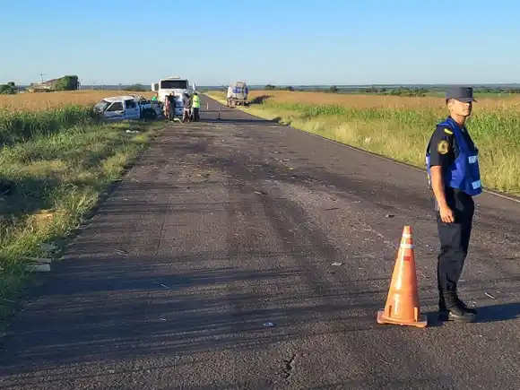 Grave siniestro vial en Ruta Provincial Nº6: un conductor resultó con lesiones de carácter grave