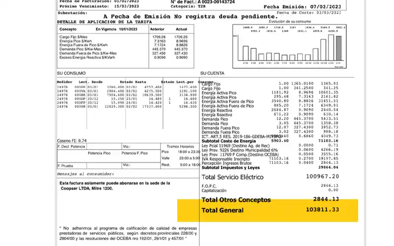 “100 mil por mes y se corta todos los días”