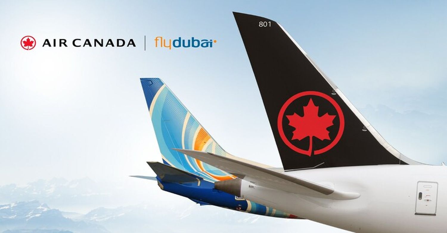 Air Canada y flydubai anuncian alianza estratégica para mejorar opciones de viaje