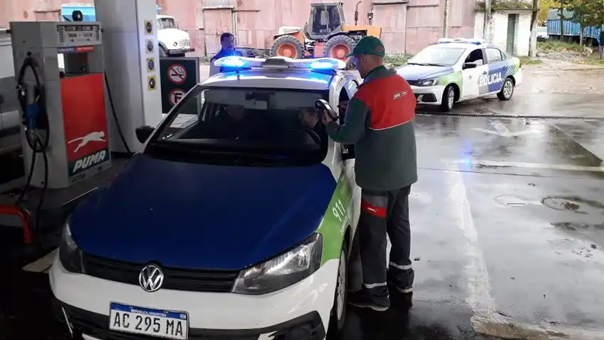 Combustible para la Policía