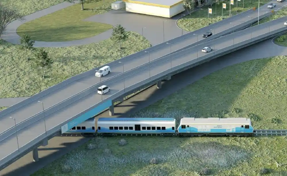 Trenes Argentinos instalará un puente sobre la Ruta 63 en Dolores
