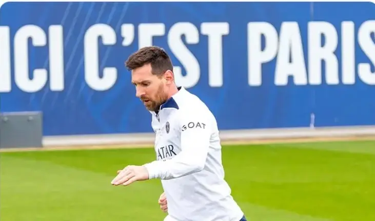 Messi entrena en PSG y dicen que se va a jugar a Arabia