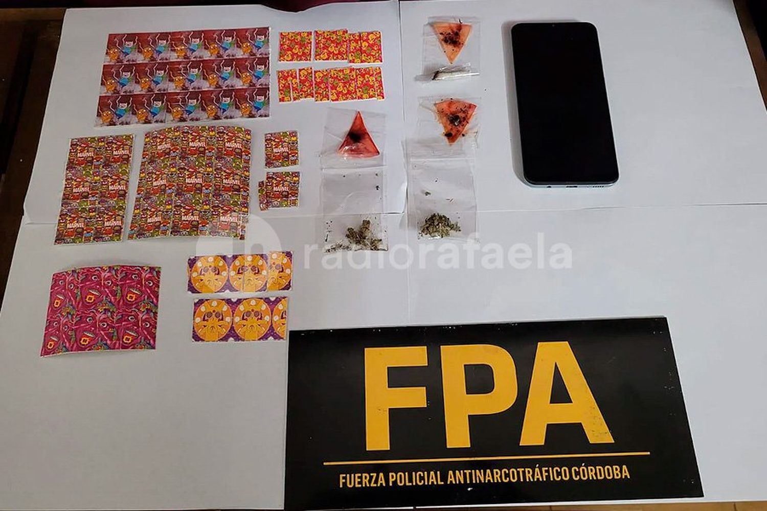 Detuvieron a dos hombres con más de 1000 troqueles de LSD en Córdoba: su valor es millonario