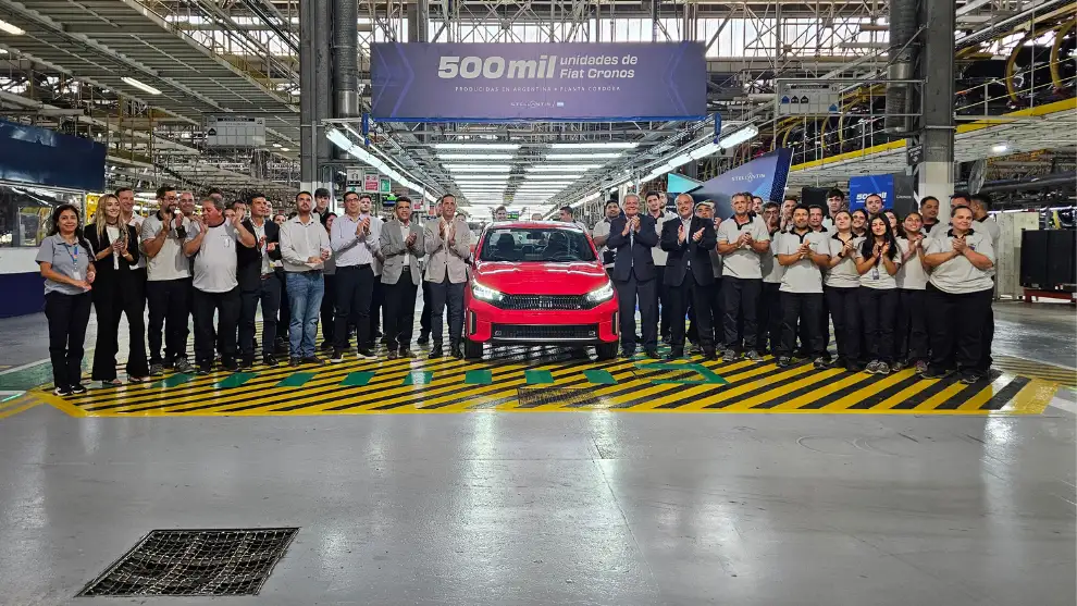 Industria automotriz cordobesa: Stellantis fabricó 500.000 Fiat Cronos