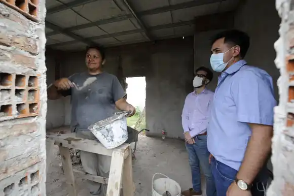 Construirán viviendas en Areco y Exaltación de la Cruz