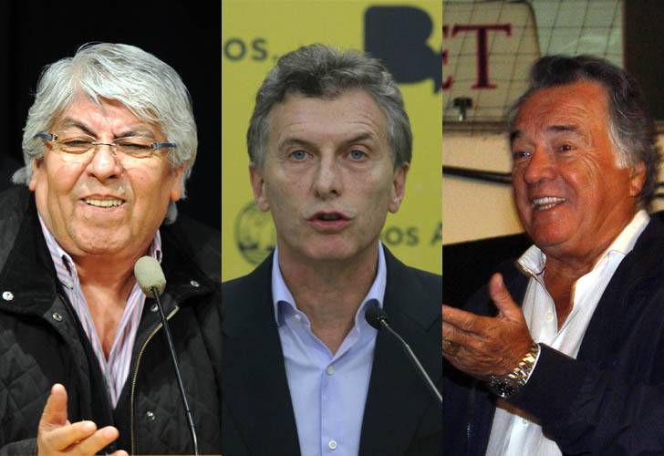 Moyano y Barrionuevo se reúnen con Macri para conocer su plan de gobierno