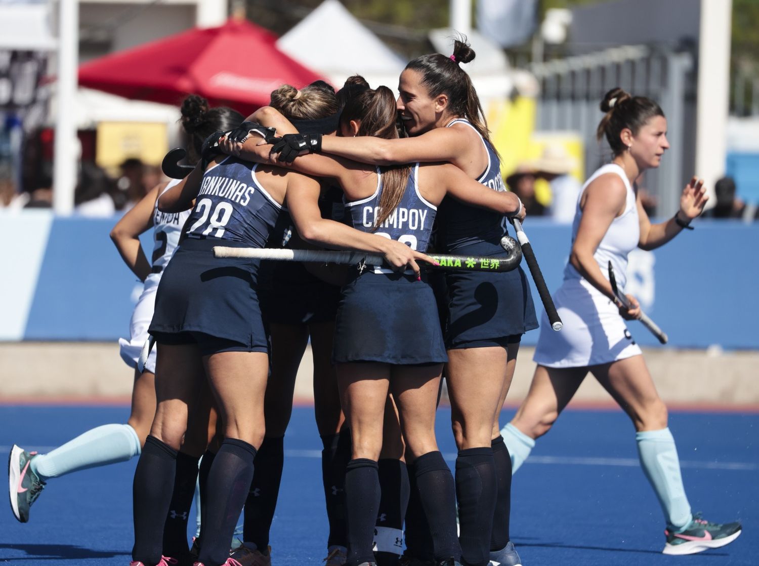 Las Leonas y un arranque a puro gol: 8 a 0 a Uruguay