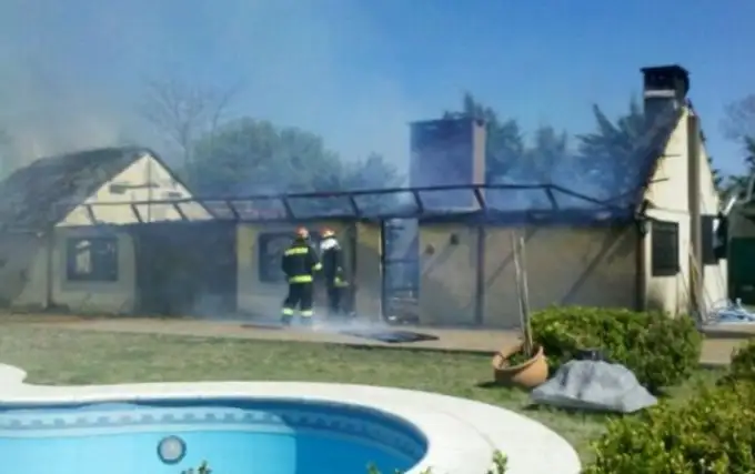 Susto para Jorge Rojas: se incendió su casa