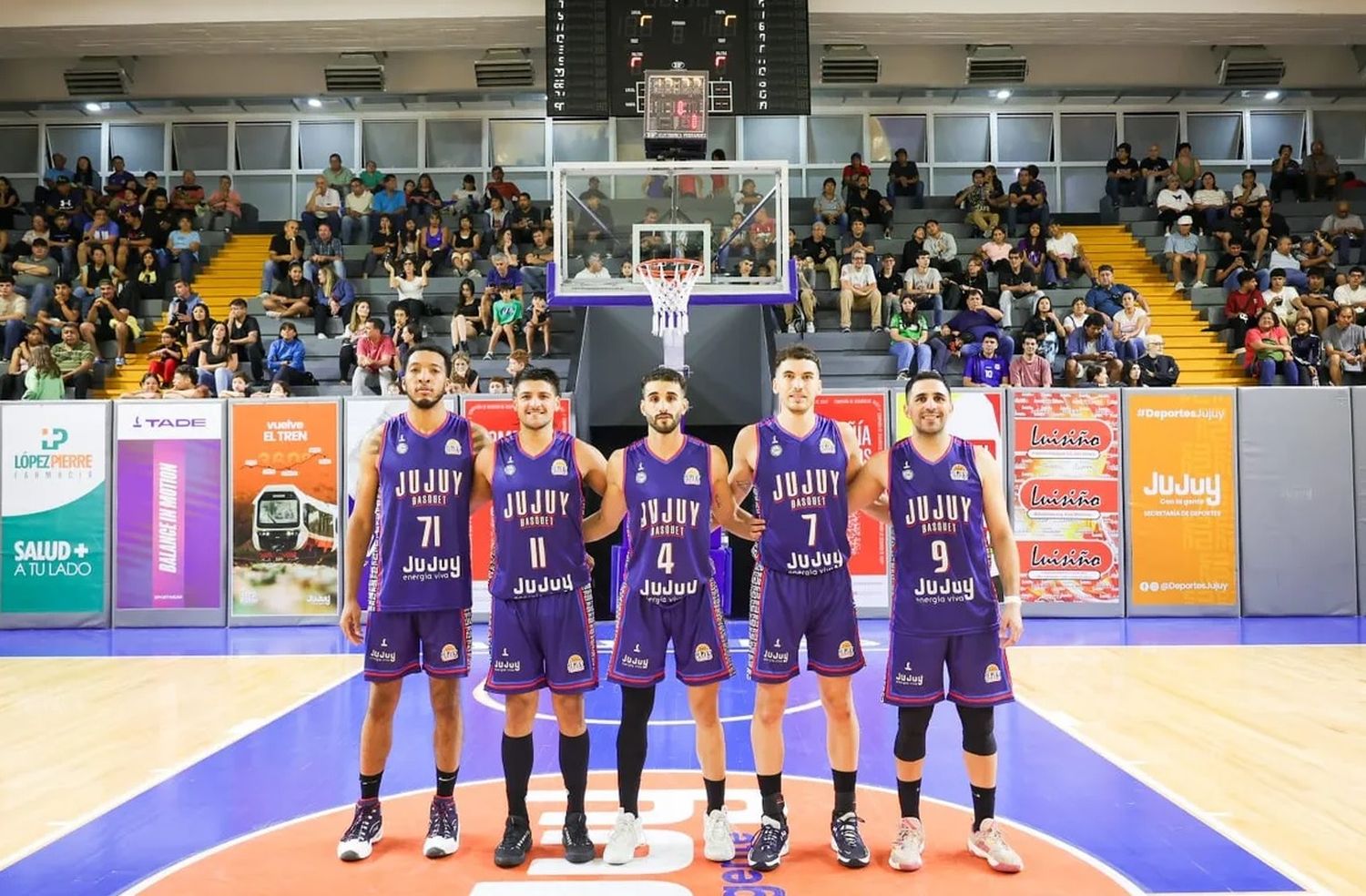 Jujuy Básquet, local del Cuadrangular Semifinal.