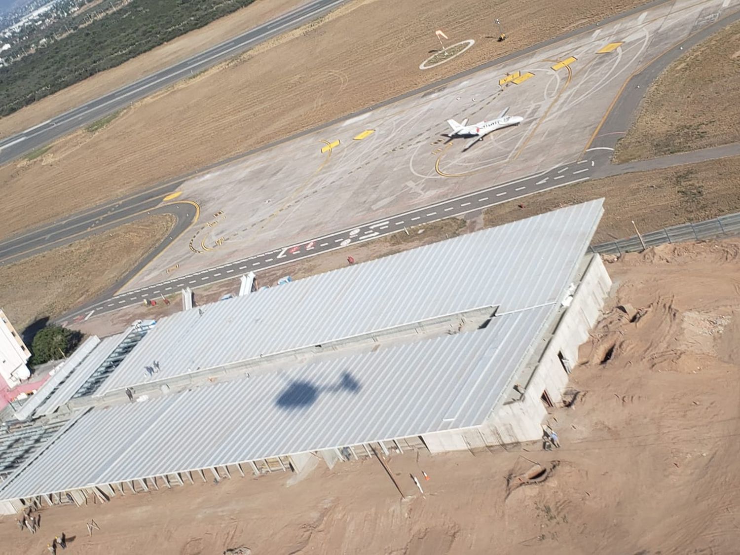 Toma forma la nueva terminal del aeropuerto de La Rioja