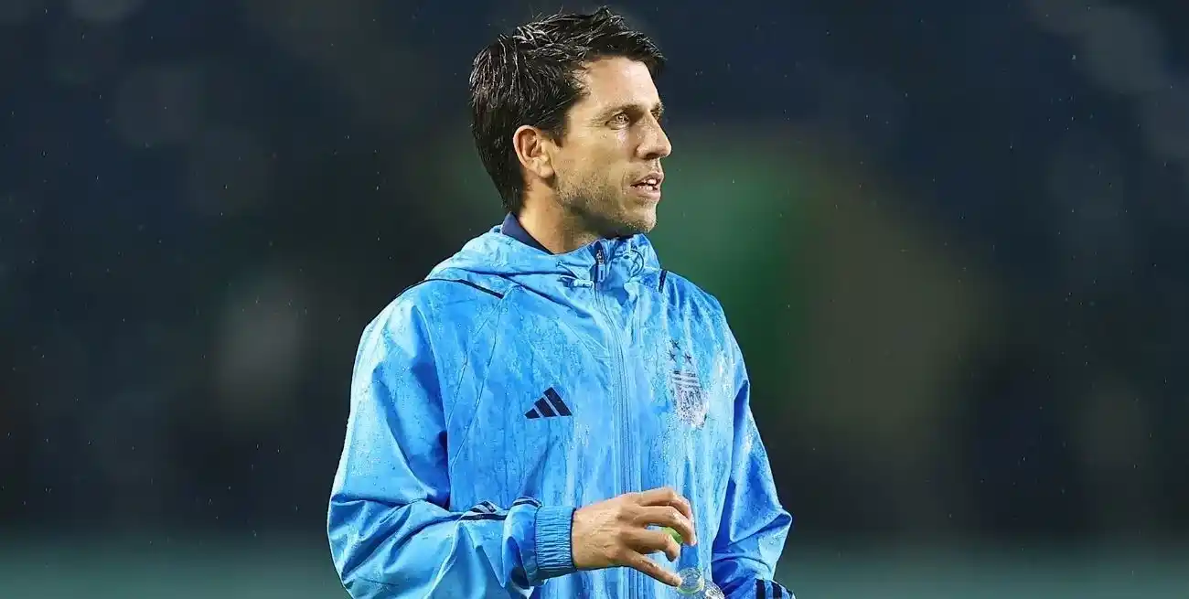 Diego Placente - DT de la Selección Argentina de Fútbol Sub 17. Crédito: Prensa AFA.