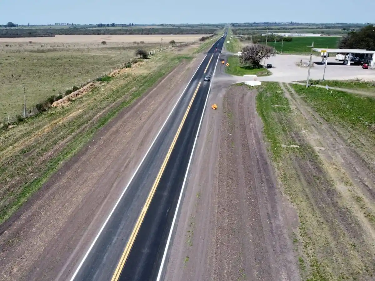 Continúa la puesta en valor de la Ruta Nacional 12 en Entre Ríos