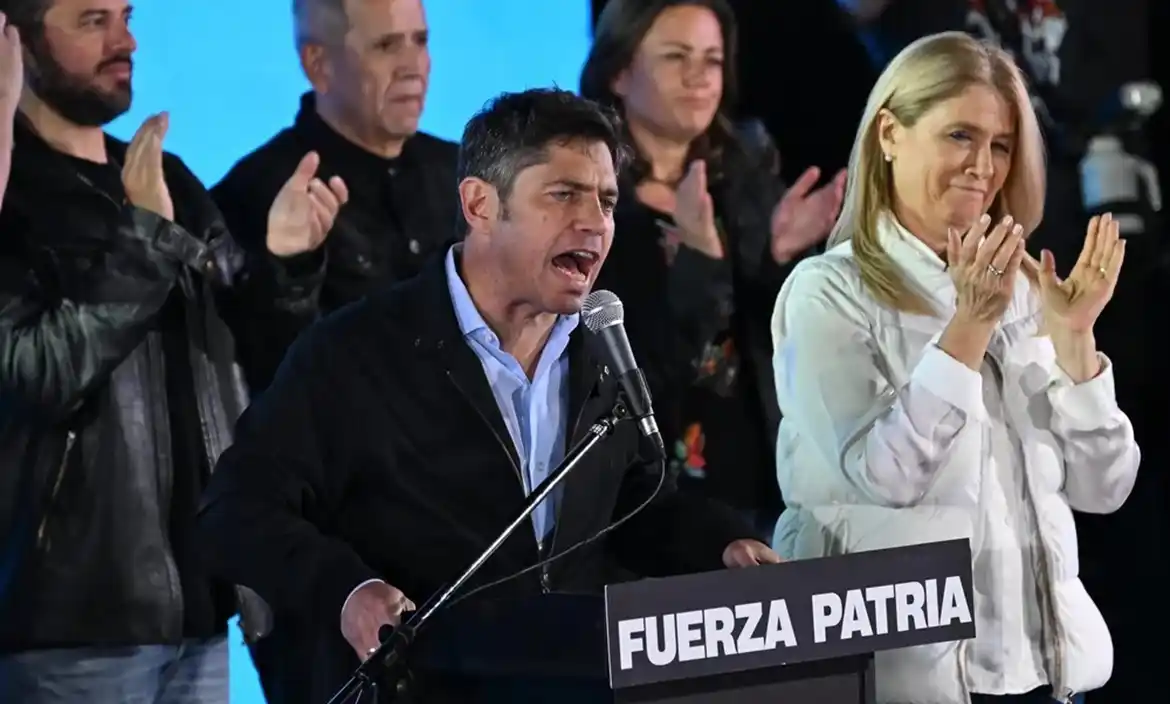 Axel Kicillof: "Milei se equivoca si festeja este resultado electoral"