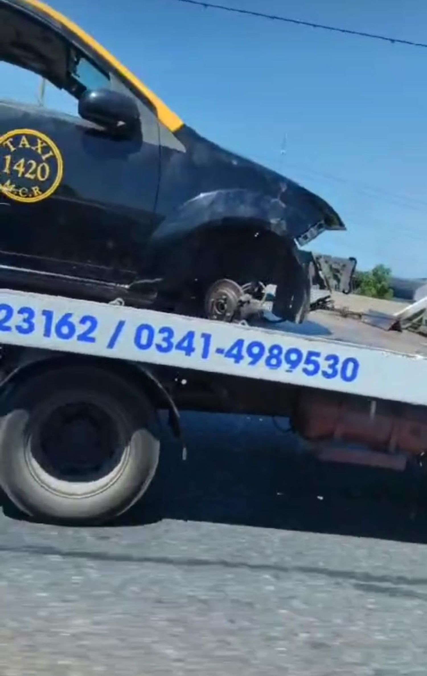 Encontraron desarmado el taxi que se había robado un hombre contratado para conducirlo