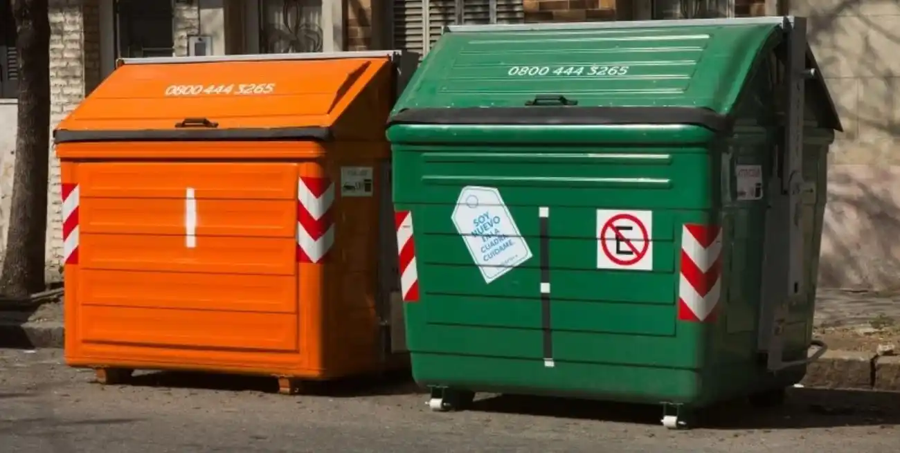 Los restos fueron hallados en dos contenedores del centro rosarino.