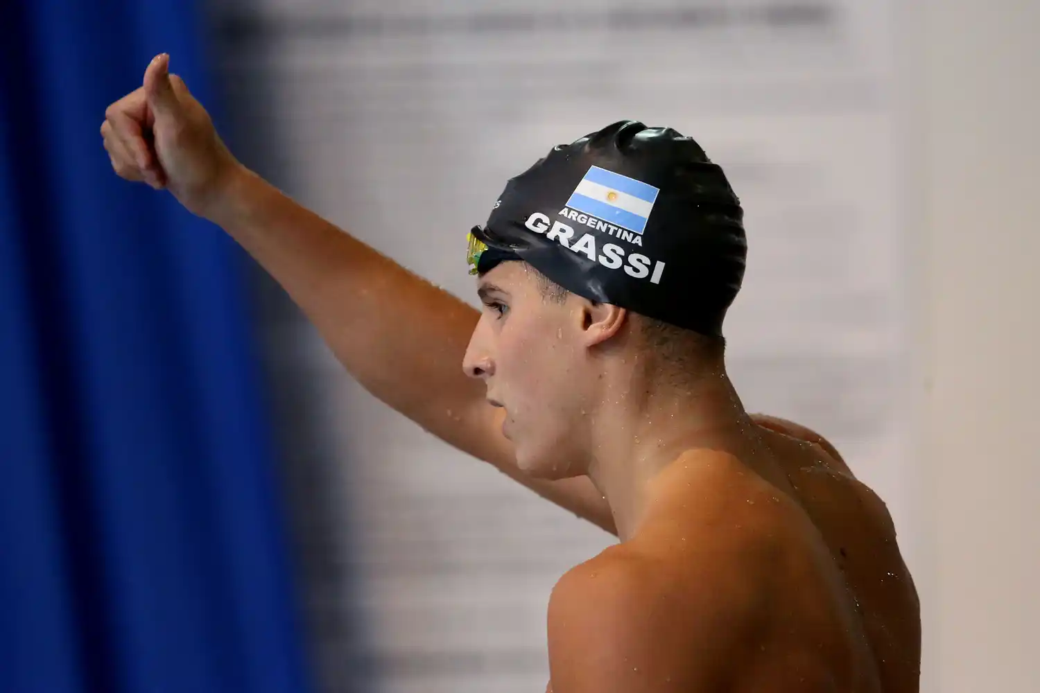 Santiago Grassi no pudo meterse en semifinales