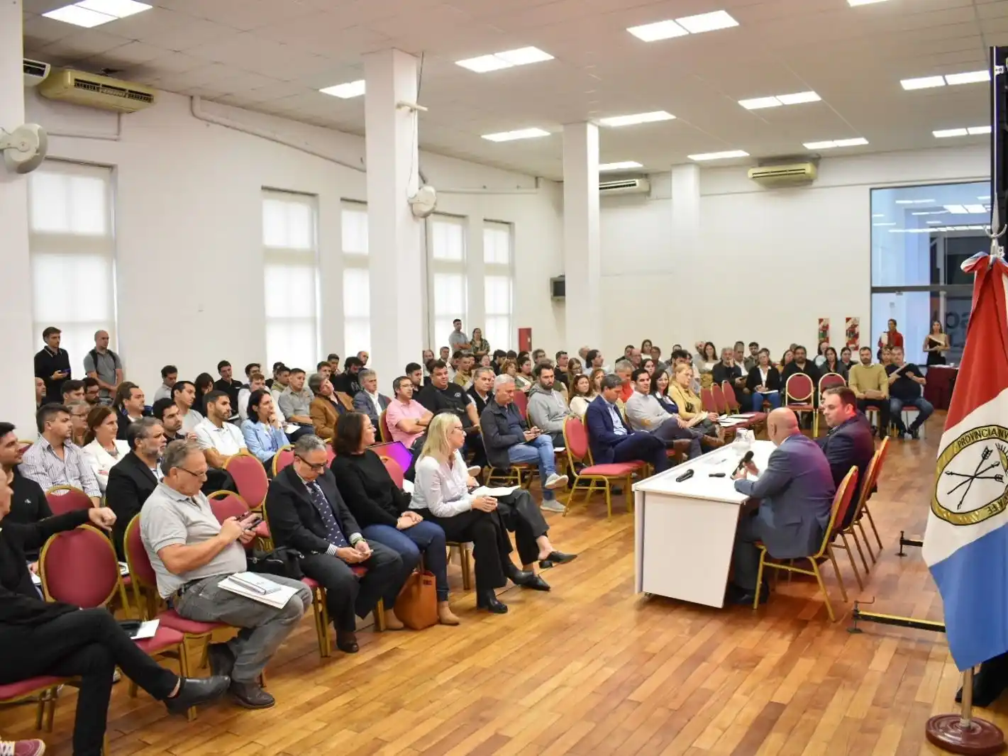 Las actividades se realizaron en la Sala Walsh de la Sede de Gobernación en la ciudad de Rosario, y en el Museo de la Constitución, en la ciudad capital. Foto: GSF