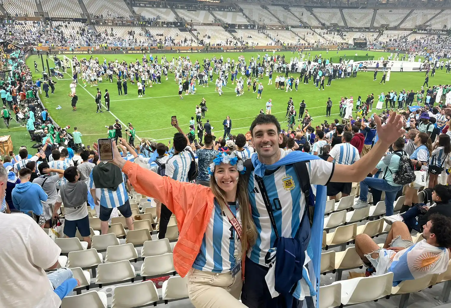 Las anécdotas de la tandilense que vio los 7 partidos de la selección