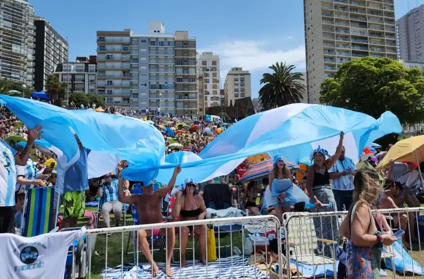 Arena Fest: miles de marplatenses alentaron a la Selección en Las Toscas