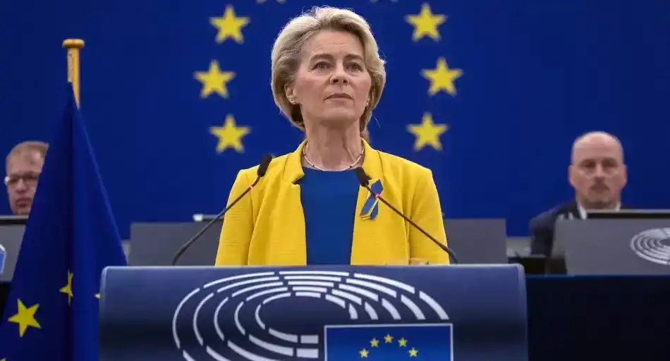 Ursula von der Leyen, presidenta de la Comisión Europea.