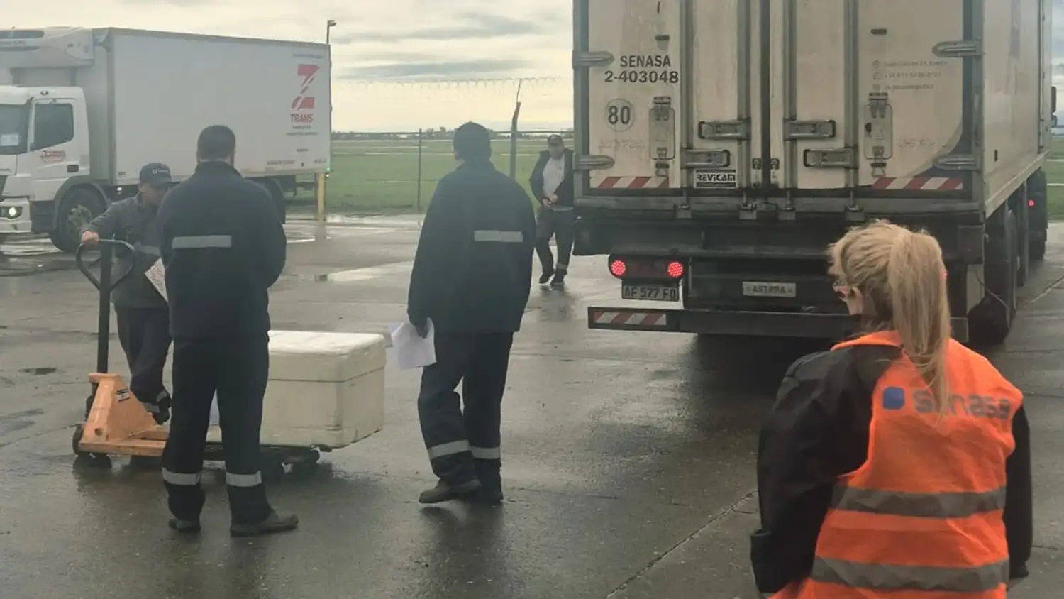 Rosario concretó la primera importación de alimentos a través del Aeropuerto Internacional Islas Malvinas - 3