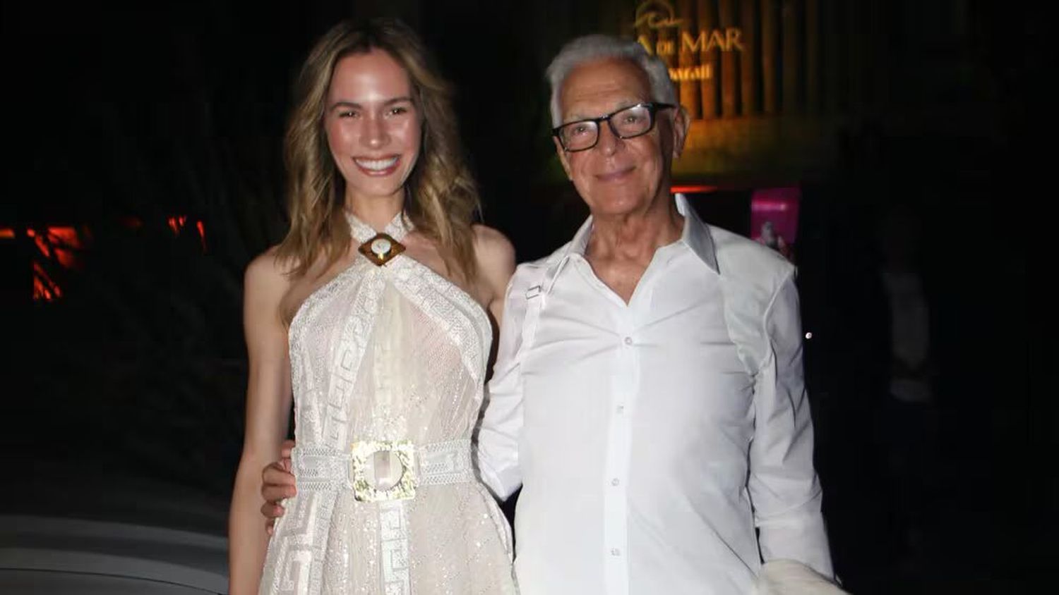 Elina y Eduardo Constantini en la dulce espera