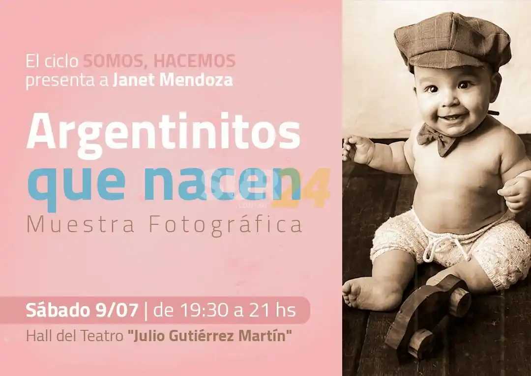Teodelina: presentan la muestra fotográfica “Argentinitos que hacen”