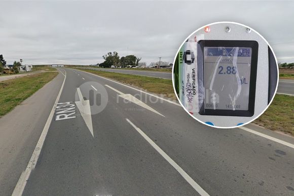 “Un enorme riesgo”: lo atraparon circulando por RN34 con 2,88g/l de alcohol en sangre