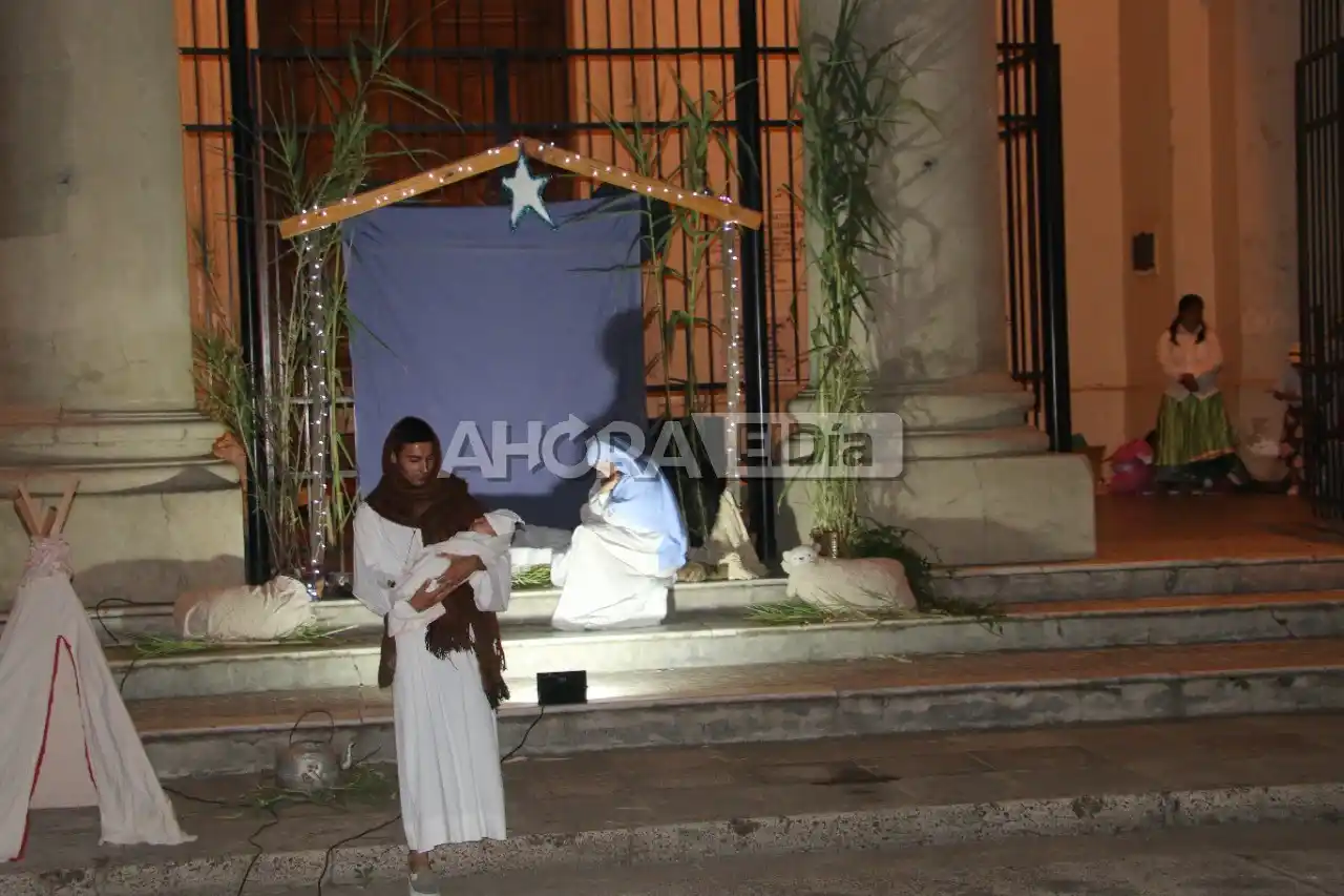 Organizado por Cáritas Catedral, se llevó a cabo el Pesebre Viviente