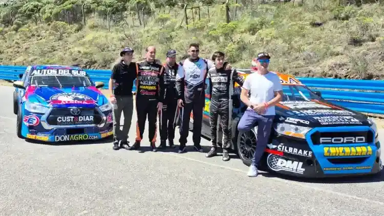 Los pilotos que realizaron las pruebas en el autódromo de Balcarce