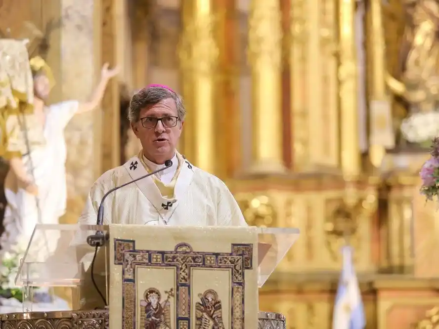 Jorge García Cuerva, arzobispo de Buenos Aires.