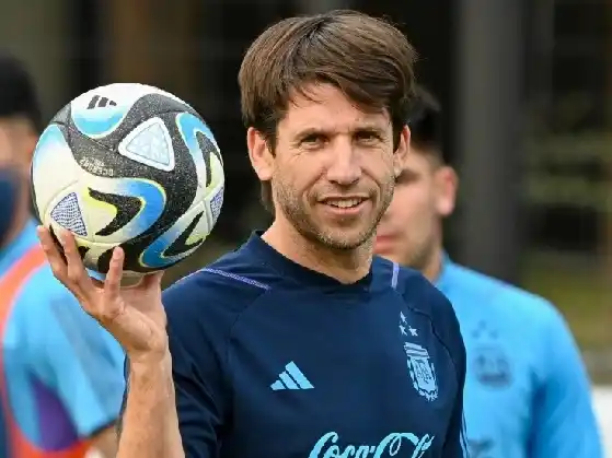 Diego Placente, DT de la Selección Sub 20.Foto:AFA