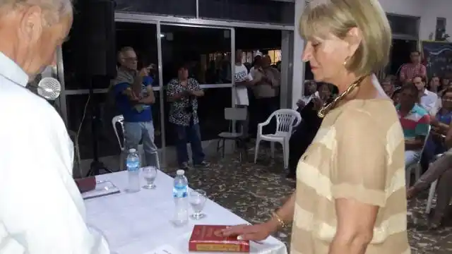 Asumió la intendencia la señora Mirta Bondioni