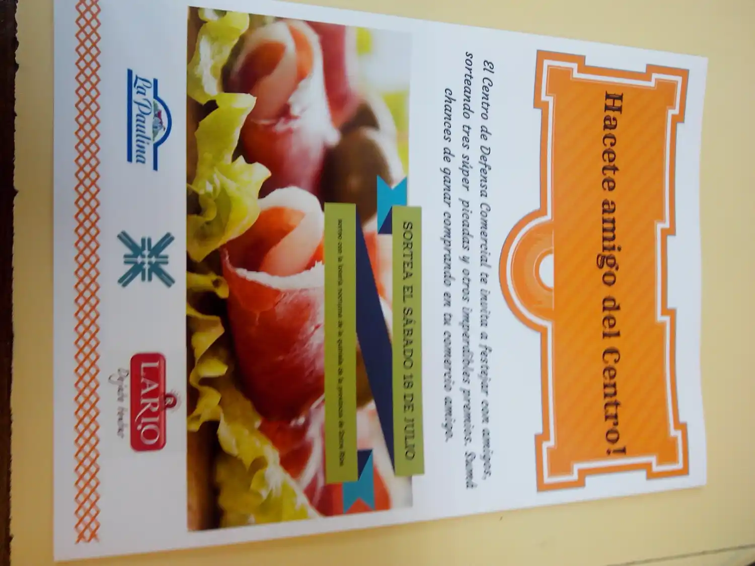 "Sabrosa" propuesta del Centro Comercial para el Día del Amigo