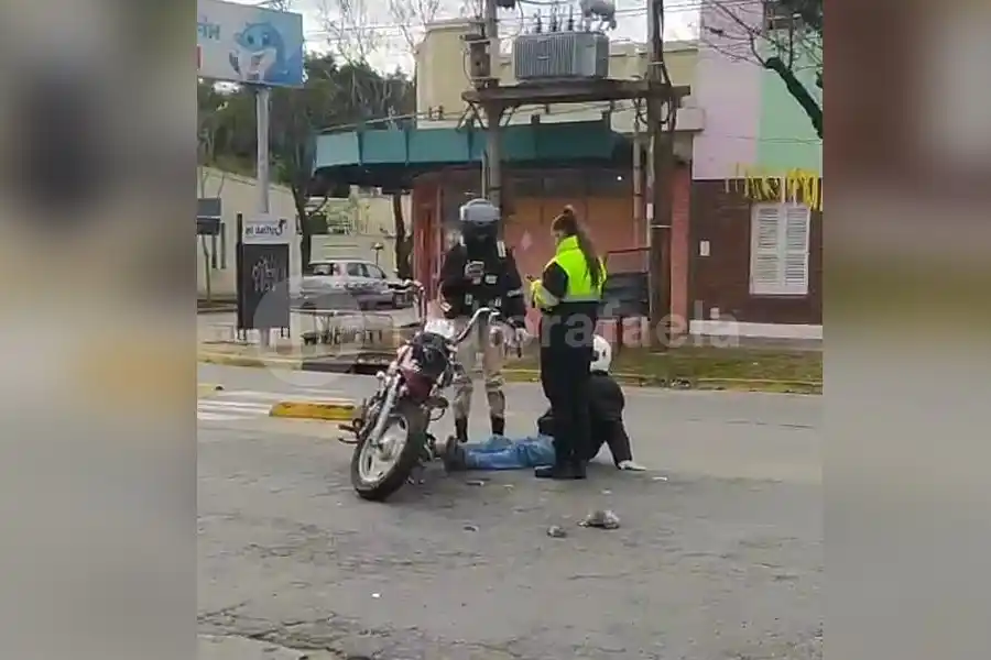 Accidente y corte de tránsito en Bv. Lehmann, ¿qué pasó?