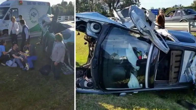 Julio Bocca sufrió un accidente de tránsito en Uruguay