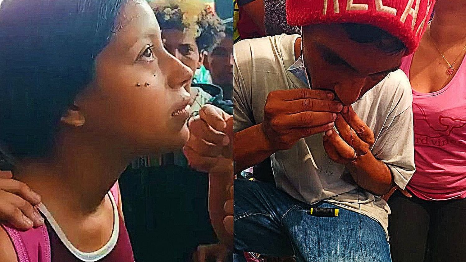 ¡EN MONTERREY! Por no permitirles viajar a la frontera migrantes venezolanos se cosen la boca en protesta