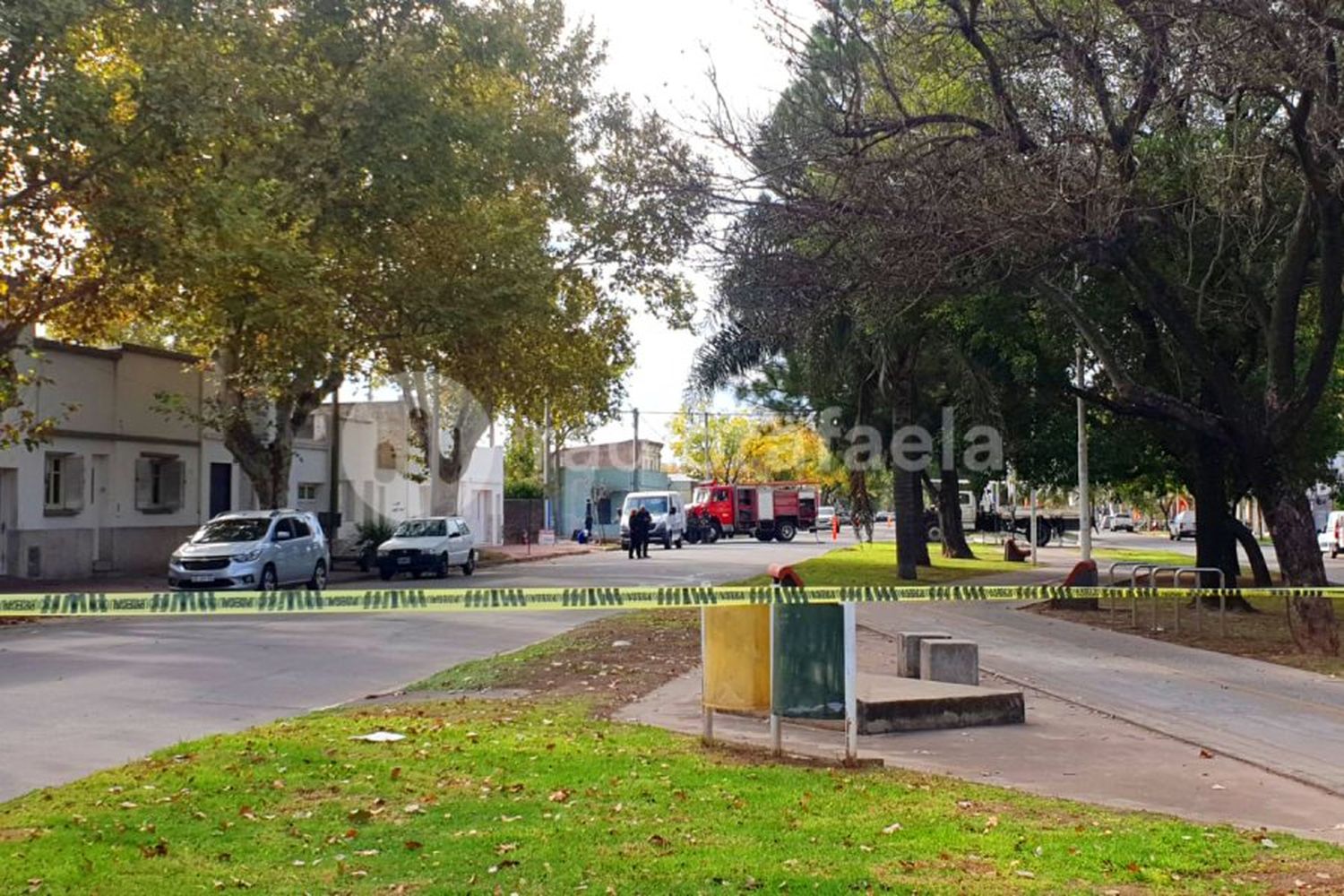 Tránsito cortado en Av. Aristóbulo del Valle con la intervención de los bomberos: ¿qué pasó?