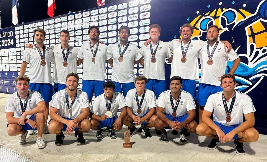 El equipo argentino que logró el bronce panamericano en Colombia.